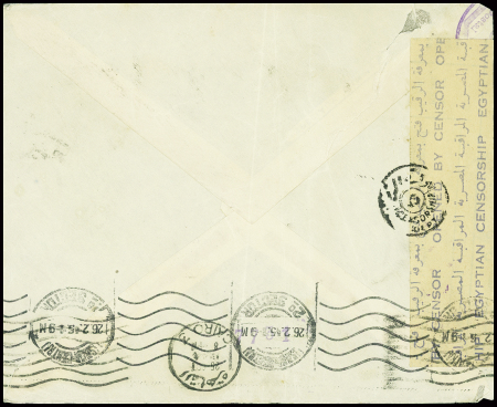 17 plis divers dont entier carte postale 1F20 iris violet d'un collaborateur interné avec cachet rond violet "Centre d'internement Join Lambert" (Rouen 1945), griffe rouge
