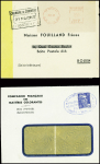 Grèves des postes : 10 lettres avec cachets et griffes des grèves de 1953 (5) et 1968 (5) concernant pour la plupart la Seine Inférieure. TB