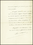 Papier à en-tête du Carlton Hotel de Cannes avec texte et signature autographe de Paul Doumer (1922 - Paul Doumer sera Président de la République en 1931)