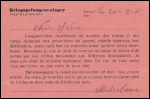 Postkarte sur carton rose avec mention imprimée "Front-stalag 184 Angoulême-France et griffe noire "Frontstalag gepruft n°6" adressée au Maroc par un PG arabe. TB