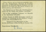 Carte de laissez-passer à en-tête "Der Kommandant von Marseille-Stadtausweis" (7.8.44) valable jusqu'au 30 sept 1944. TB