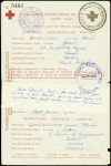 Message Croix-Rouge CICR de Hanoï (1943) pour Albert (Somme) avec cachet noir "Indochine Croix Rouge française" + cachet violet "Consulat de Suisse Canton". RR et TB