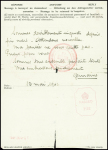 Message Croix-Rouge de Saint Nazaire pour la Grande Bretagne (1942). TB