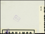 N°517 obl "Balleroy Calvados" (5.6.44 - veille du débarquement) sur lettre pour Tours avec bande "Contrôlé" et censure provisoire encadrée violette "012". TB