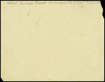 Lettre en franchise avec CAD "Poste navale" (1945) + cachet violet avec ancre "Marine Bordeaux le vaguemestre". TB
