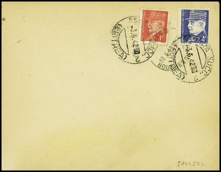 N°514 + 522 obl Istres (10.6.42) sur env témoin lors de la tentative Istres - Djibouti du lieutenant Vauché" sur bombardier Glenn Martin saisi par les Anglais après son atterrissage