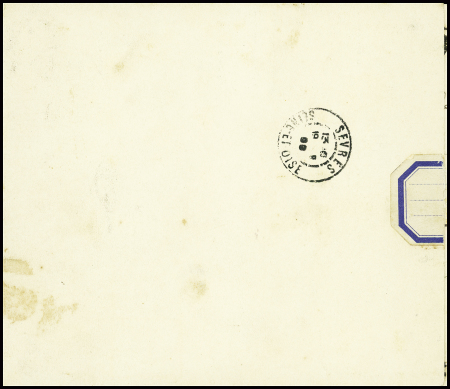 N°138 obl CAD "Sallanches Hte Savoie" (1909) sur grande carte postale dépliante 3 volets (panorama de la chaine du Mont Blanc) avec mention "imprimé" et timbre-taxe n°31. TB
