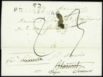 MEURTHE : lettre avec MP "52 Phalsbourg" (1819) et