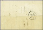 Lettre avec cachet rect "Mulhausen 66 3 février 1828"