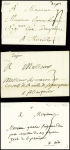 VAUCLUSE : 15 plis d'Apt dont 6 marques manuscrites