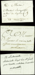 VAUCLUSE : 15 plis d'Apt dont 6 marques manuscrites