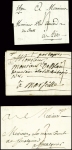 VAUCLUSE : 15 plis d'Apt dont 6 marques manuscrites