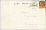 Carte postale "Saint Malo le Pourquoi Pas (GM n°4796) AFF n°243 obl Paramé (1934) avec cachet violet "Mission officielle française de l'année polaire 1932 - 1933 191 rue saint Jacques Paris"