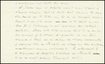 Correspondance manuscrite de Charcot datée "à bord de la Meg Cherbourg 23 nov 1917". Charcot demande à sa sœur d'intercéder auprès du ministre pour obtenir 2 canons. TB