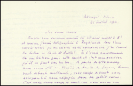 Correspondance de 2 pages de JB Charcot à sa sœur chérie datée d'Akureyri (Islande) le 31 juillet 1934 : Le Pourquoi Pas? emmène la mission ethnographique de R.Gessain, M.Perez et F. Matter