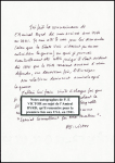 2 notes manuscrites de Paul Emile Victor sur sa rencontre avec l'amiral Byrd aux USA en 1941. TB