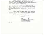 Lettre du Dr Chauncey C. Loomis adressée à PE Victor le 27 mai 1970 au sujet de la mort par empoisonnement de l'explorateur CF Hall au Groenland + note manuscrite de Paul Emile Victor