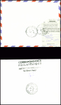 3 lettres AFF TAAF PA 24 + PA26, PA14 + PA19 + PA20, PA17 + PA19 + n°31, 2 pièces, obl Terre Adélie (1971 et 1972) et Kerguelen (1972). TB