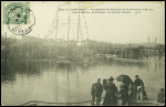 France n°111 obl St Malo (1902) sur carte postale "2513 (2) - Saint malo - Vue générale des chantiers de construction le 27 juin avec le navire "Le Français" du Dr Charcot. TB