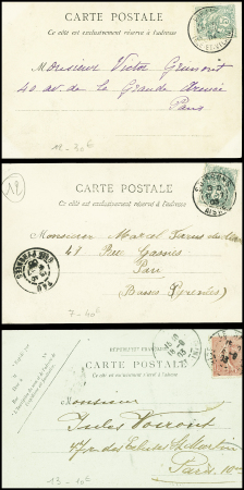 3 cartes postales horizontales : Le Français à Saint Malo (n°2511 et 2512) et au Havre (LL n°146) ayant voyagé. TB
