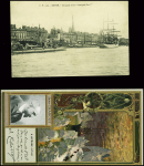 3 CP du pourquoi Pas dont arrivée à Rouen et chromo en couleurs Lefèvre Utile. TB