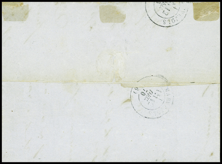 N°44A obl GC 359 + T17 Bayonne (8 dec 70) sur lettre, TB