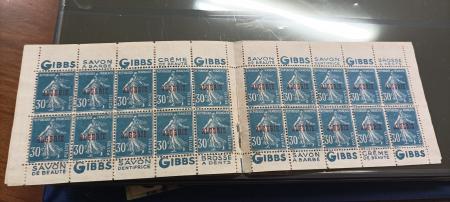 1900-2006, Collection en trois classeurs de timbres