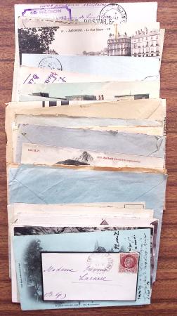 1876-1944, Collection de lettres des BASSES-PYRENEES/PYRENEES-ATLANTIQUES,