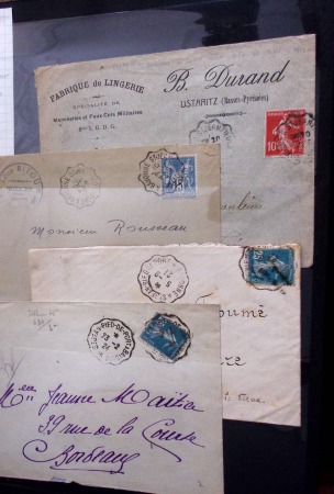 1876-1944, Collection de lettres des BASSES-PYRENEES/PYRENEES-ATLANTIQUES,