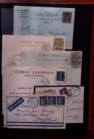 1876-1944, Collection de lettres des BASSES-PYRENEES/PYRENEES-ATLANTIQUES,