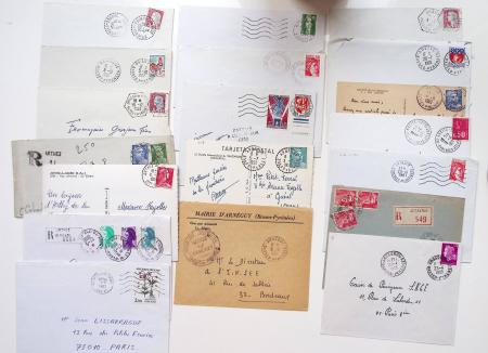 1945-2000, Collection de lettres des BASSES-PYRENEES/PYRENEES-ATLANTIQUES,