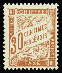 N°34 30c rouge-orange, neuf * quasi **, TB, rare