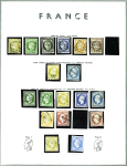 1849-1983, Solide collection de timbres de France en