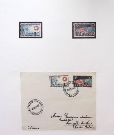 1958-1990, Collection des TAAF avec l'Albatros neuf,