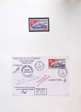 1958-1990, Collection des TAAF avec l'Albatros neuf,