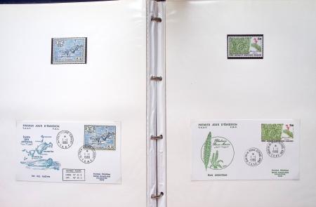 1958-1990, Collection des TAAF avec l'Albatros neuf,
