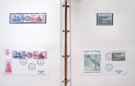 1958-1990, Collection des TAAF avec l'Albatros neuf,