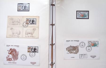 1958-1990, Collection des TAAF avec l'Albatros neuf,