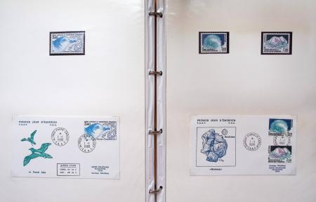 1958-1990, Collection des TAAF avec l'Albatros neuf,