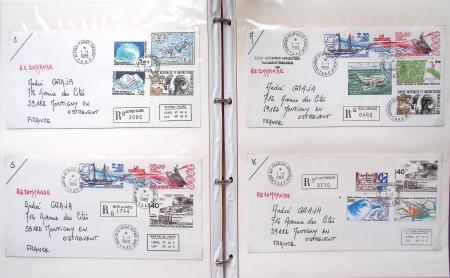 1958-1990, Collection des TAAF avec l'Albatros neuf,