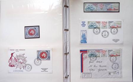 1958-1990, Collection des TAAF avec l'Albatros neuf,