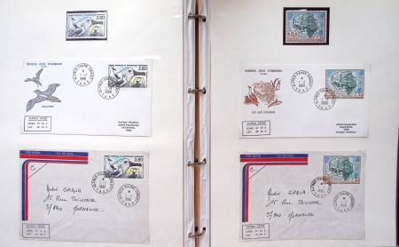 1958-1990, Collection des TAAF avec l'Albatros neuf,