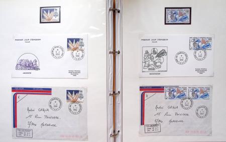 1958-1990, Collection des TAAF avec l'Albatros neuf,