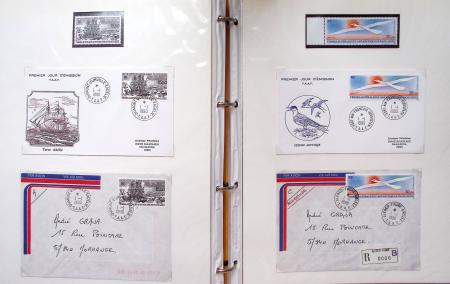 1958-1990, Collection des TAAF avec l'Albatros neuf,
