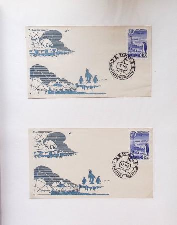 1958-1990, Collection des TAAF avec l'Albatros neuf,