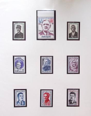 1958-1990, Collection des TAAF avec l'Albatros neuf,