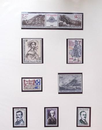 1958-1990, Collection des TAAF avec l'Albatros neuf,