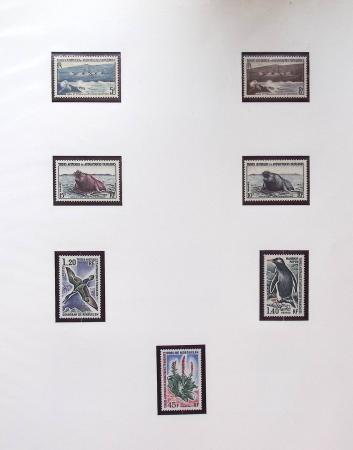 1958-1990, Collection des TAAF avec l'Albatros neuf,
