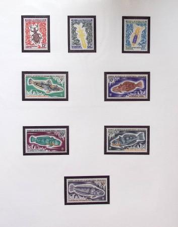 1958-1990, Collection des TAAF avec l'Albatros neuf,