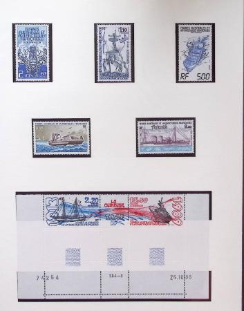 1958-1990, Collection des TAAF avec l'Albatros neuf,